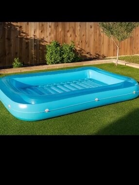 Inflatable Tanning Pool Lounge Float Personal Pool Lounger Bed